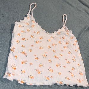 Floral Crop Tank